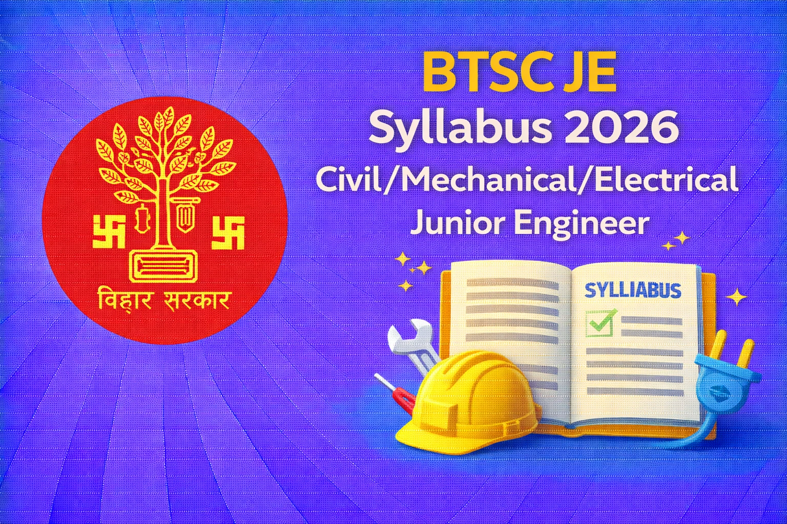 BTSC_JE_Syllabus_2026