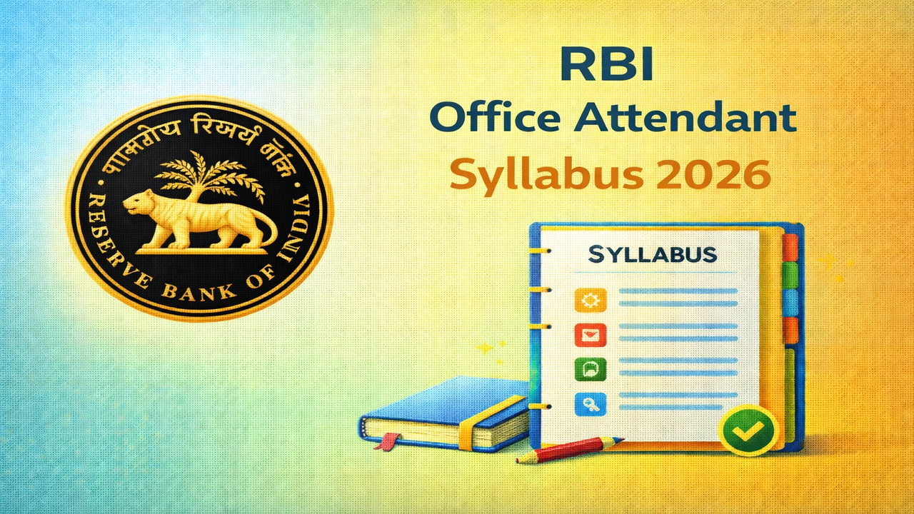 RBI Office Attendant Syllabus 2026